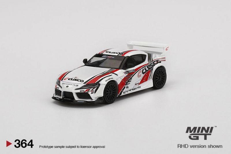 Mini GT 1:64 - Toyota GR Supra V1.0 PANDEM En Blanc Perle - Modèle Réduit Diecast De Collection
