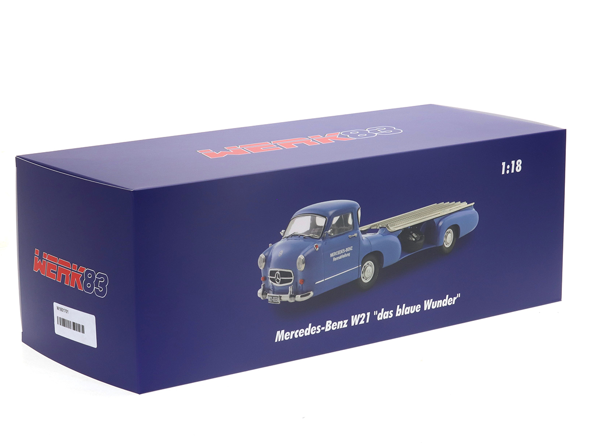 Mercedes Benz Racing Transporter 1955 1:18 Werk83 - 20 anos! Loja