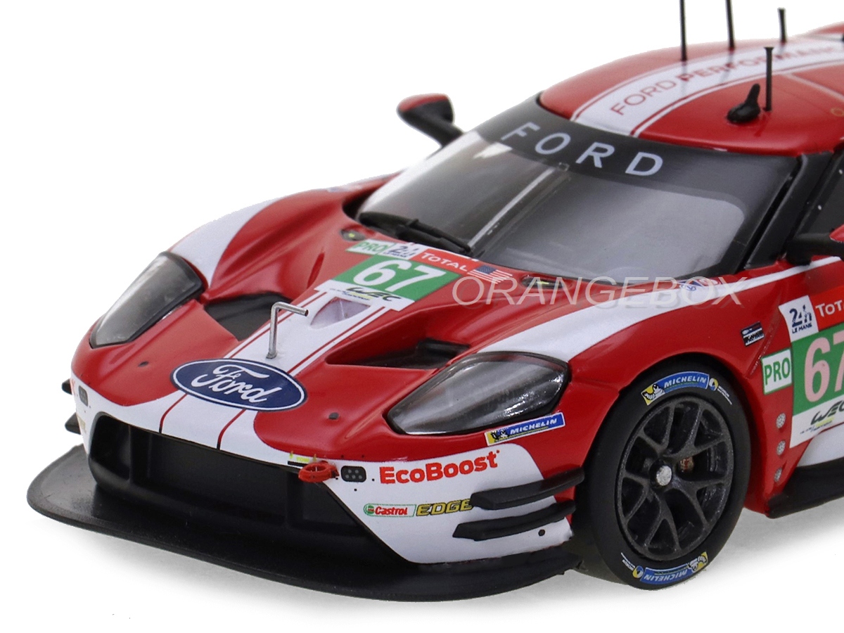 Ford GT 24H LeMans 2019 1:43 Ixo Models Vermelho - 20 anos! Loja