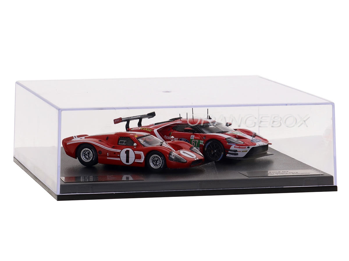 Set Ford GT40 196 + Ford GT 2019 24 Horas LeMans 1:43 Ixo Models