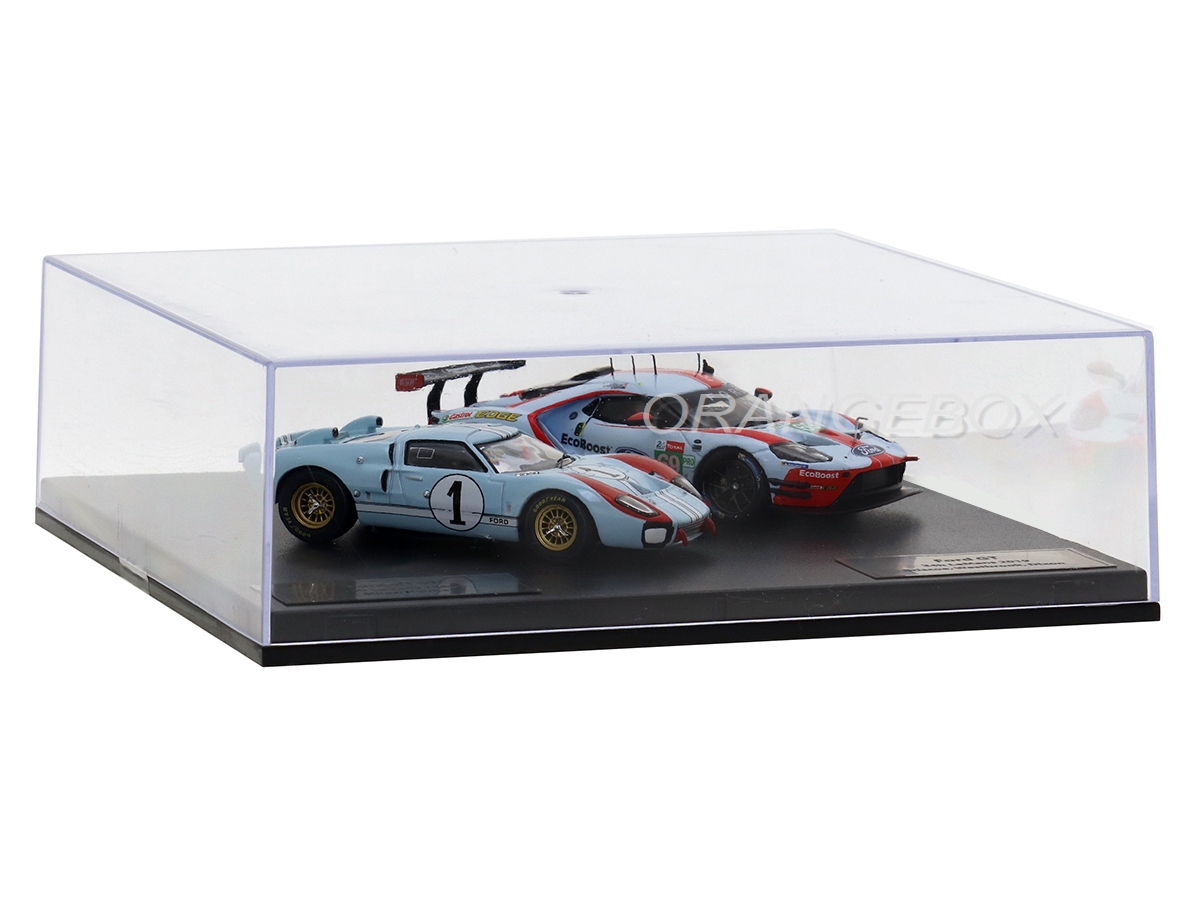 Set Ford GT40 1966 + Ford GT 2019 24 Horas LeMans 1:43 Ixo Models