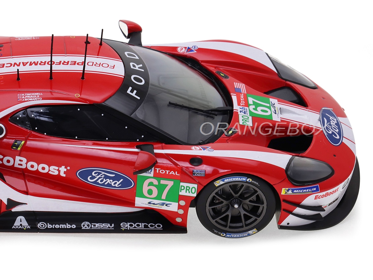 Lot De 2 Ford GT 1/43 – IXOMODELS – 24h Du Mans 2019 Et GT40 N°1 – Collection