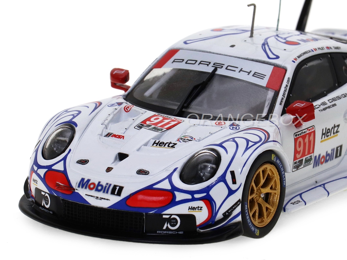 Porsche 911 (991) RSR Class Winner Petit LeMans 2018 1:43 Ixo