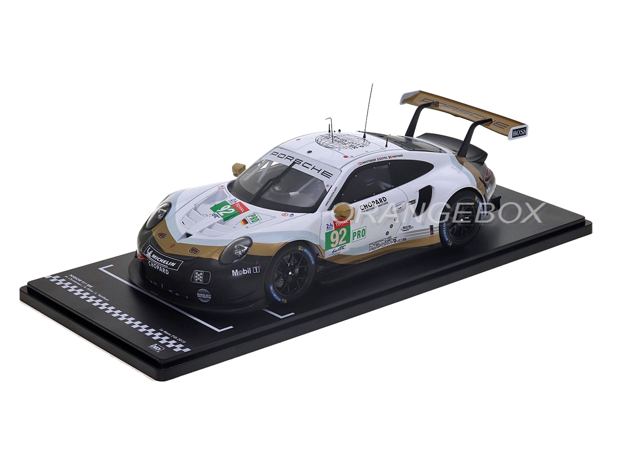 Porsche 911 (991) RSR Le Mans 2019 in 1:18 scale by IXO