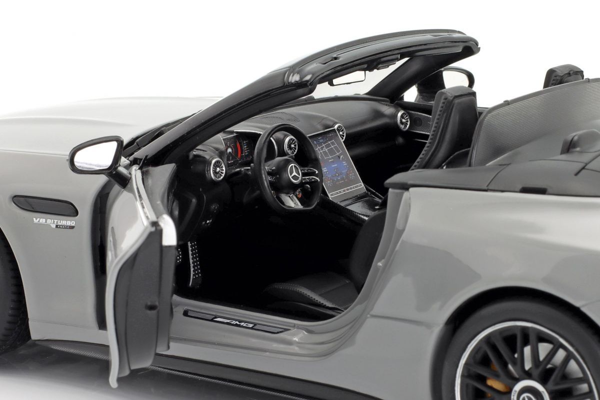 Mercedes Benz AMG SL 63 4Matic (R232) 1:18 iScale Cinza - 19 anos