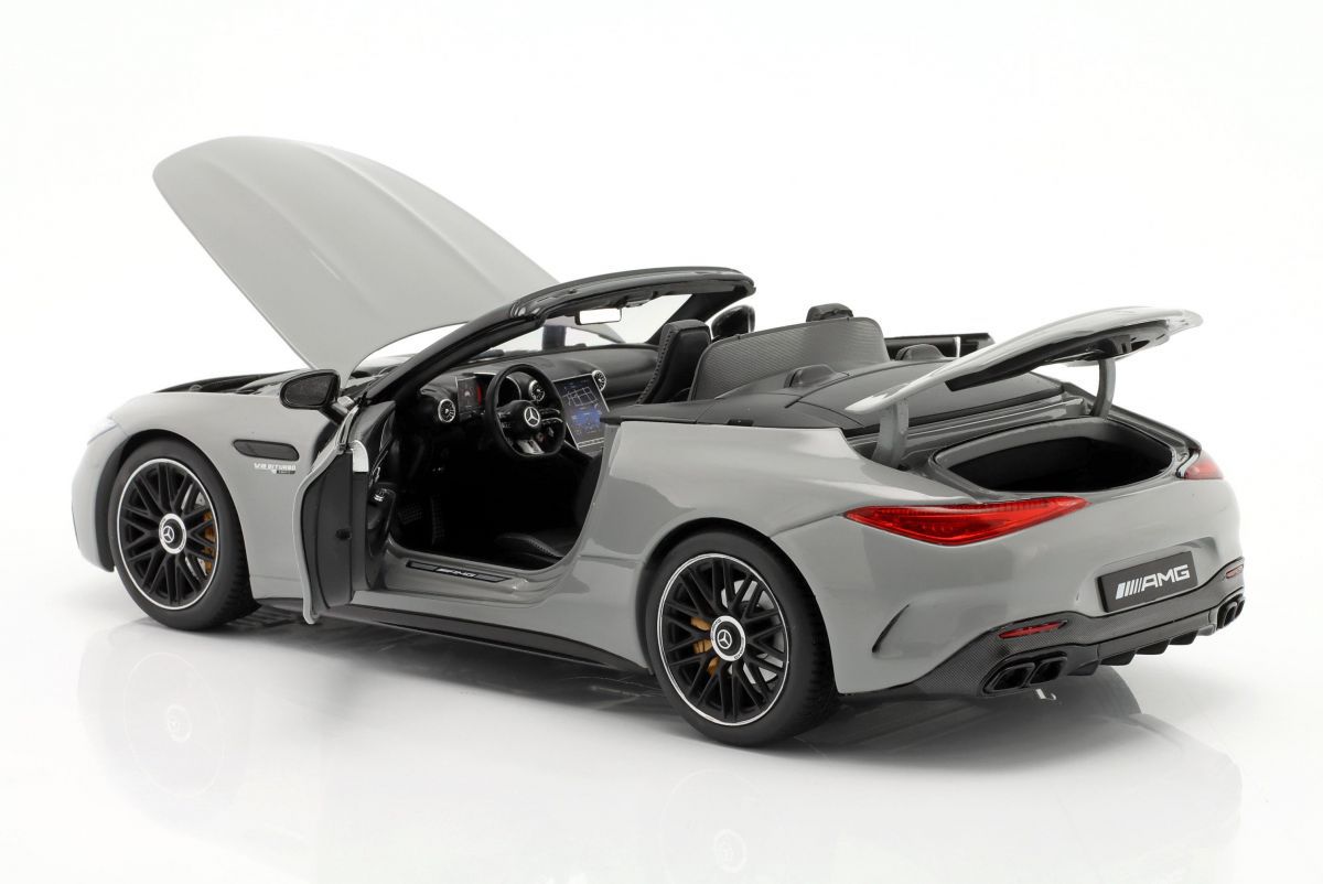 Mercedes Benz AMG SL 63 4Matic (R232) 1:18 iScale Cinza - 19 anos