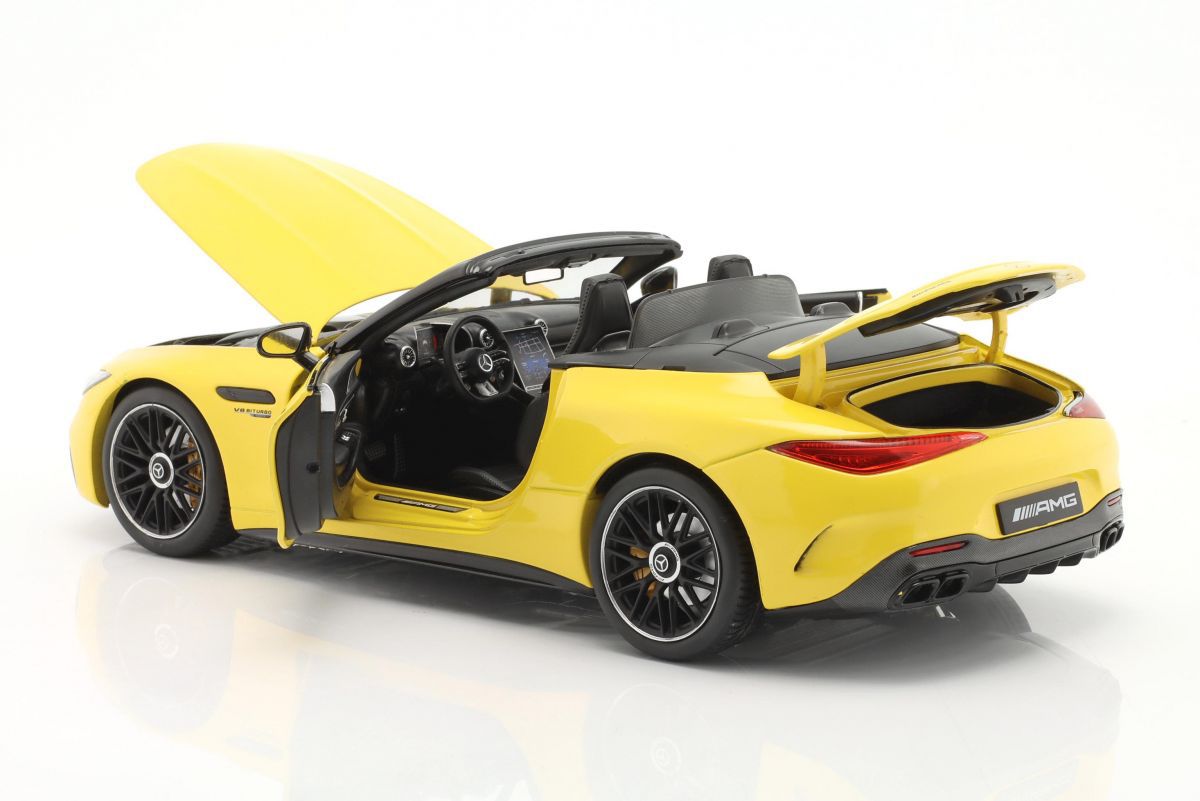 新品　AMG SL63 1/18 ミニカー Mercedes Benz AMG SL 63 4Matic (R232) 1:18 iScale Amarelo - 20