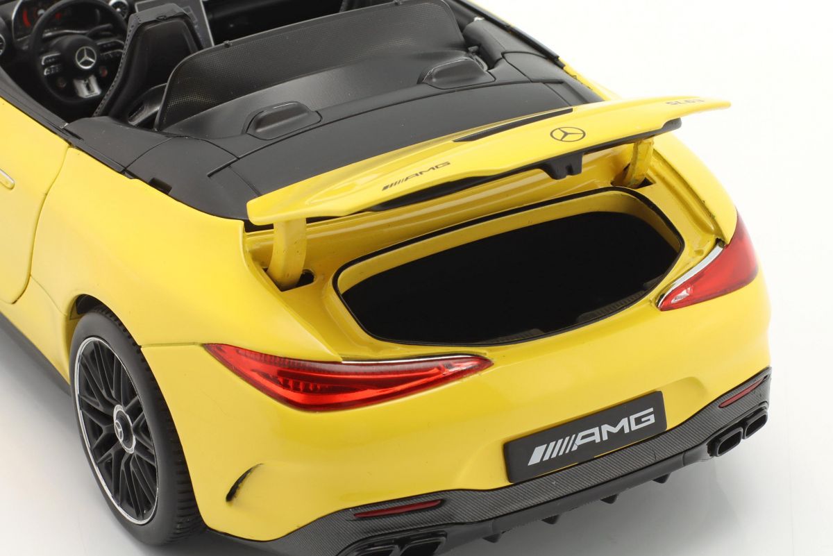 Mercedes Benz AMG SL 63 4Matic (R232) 1:18 iScale Amarelo - 20