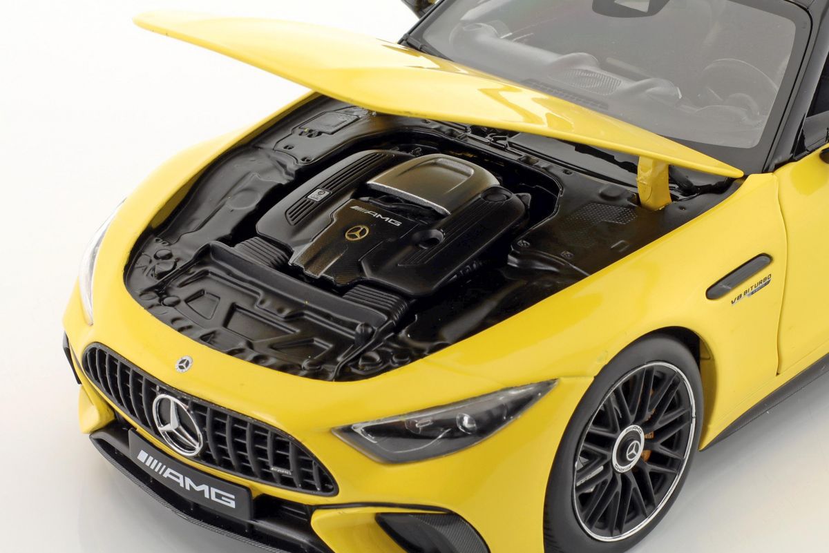 Mercedes Benz AMG SL 63 4Matic (R232) 1:18 iScale Amarelo - 20