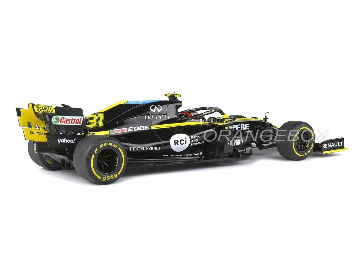 Fórmula 1 Renault R.S. 20 British Grand Prix 2020 1:18 Solido - 20