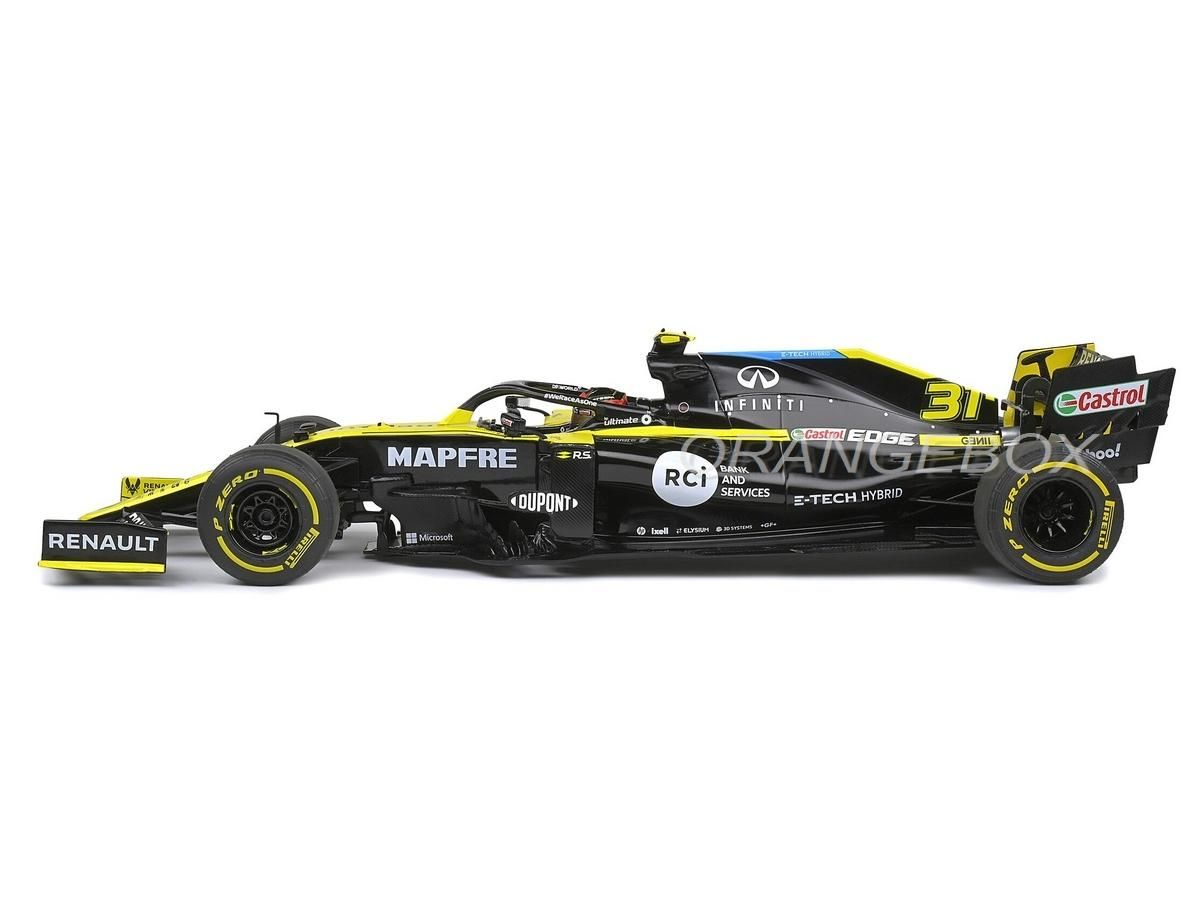 Fórmula 1 Renault R.S. 20 British Grand Prix 2020 1:18 Solido - 20