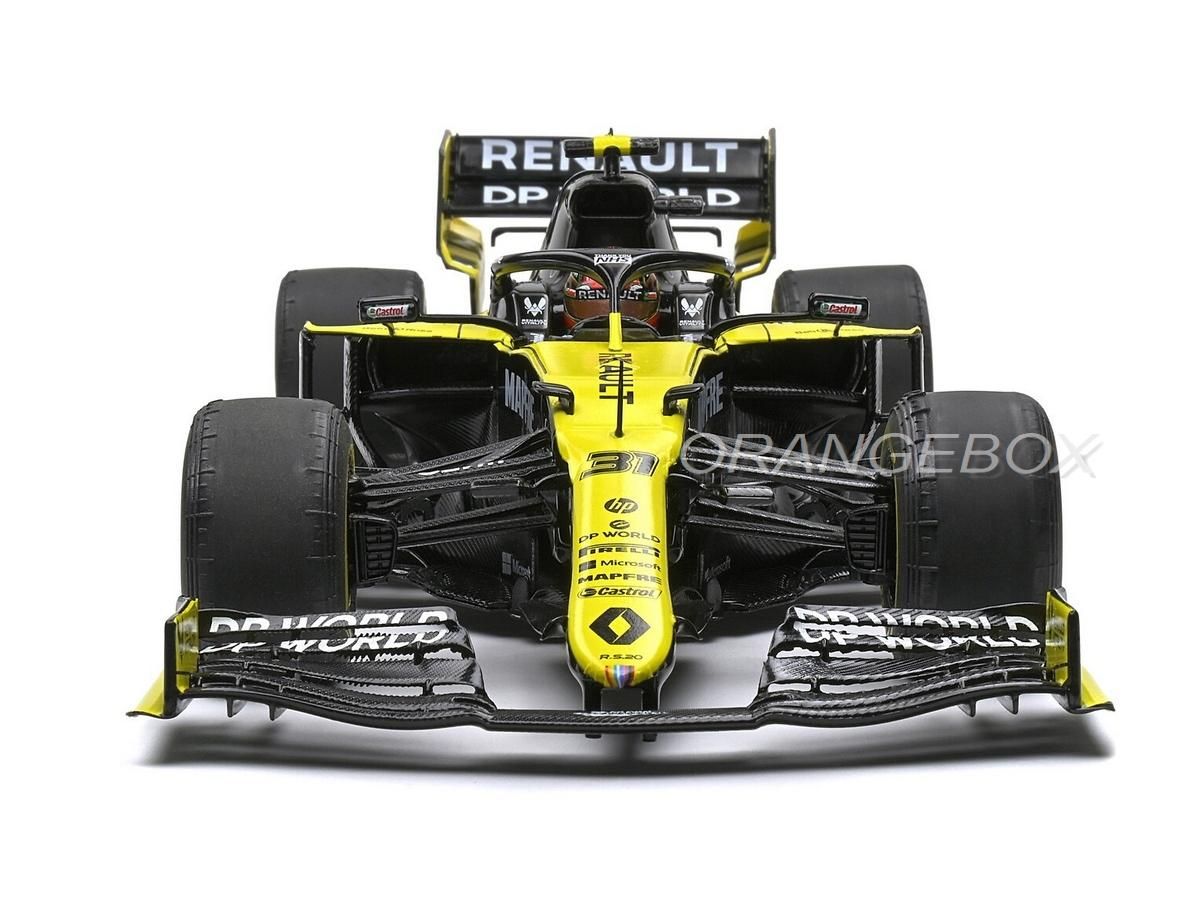 Fórmula 1 Renault R.S. 20 British Grand Prix 2020 1:18 Solido - 20