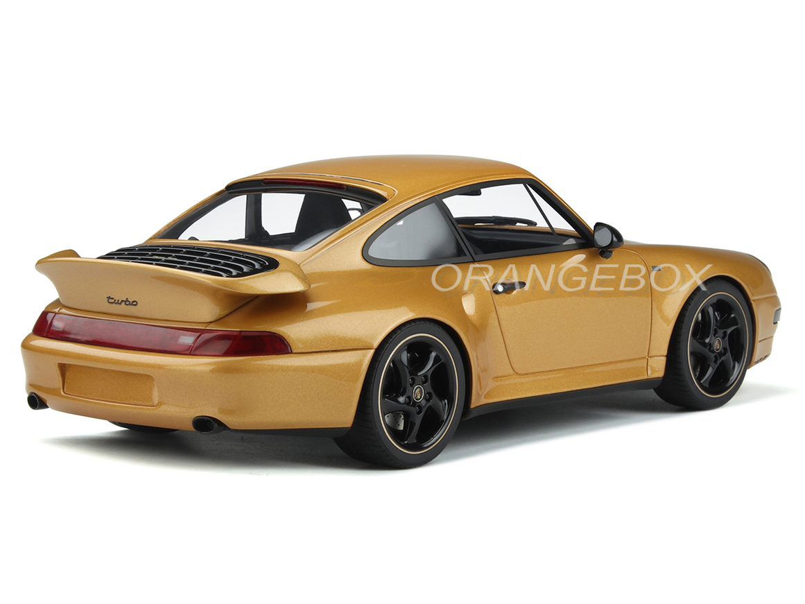 Porsche 993 Turbo S 2018 Gold Edition 1:18 GT Spirit - 19 anos