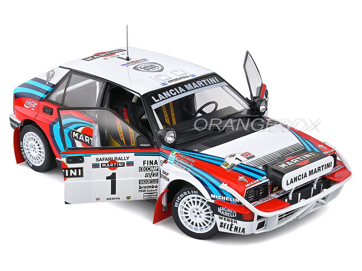 Lancia Delta Hf Integrale 1991 Kenia Rally 1:18 Solido - 20 anos