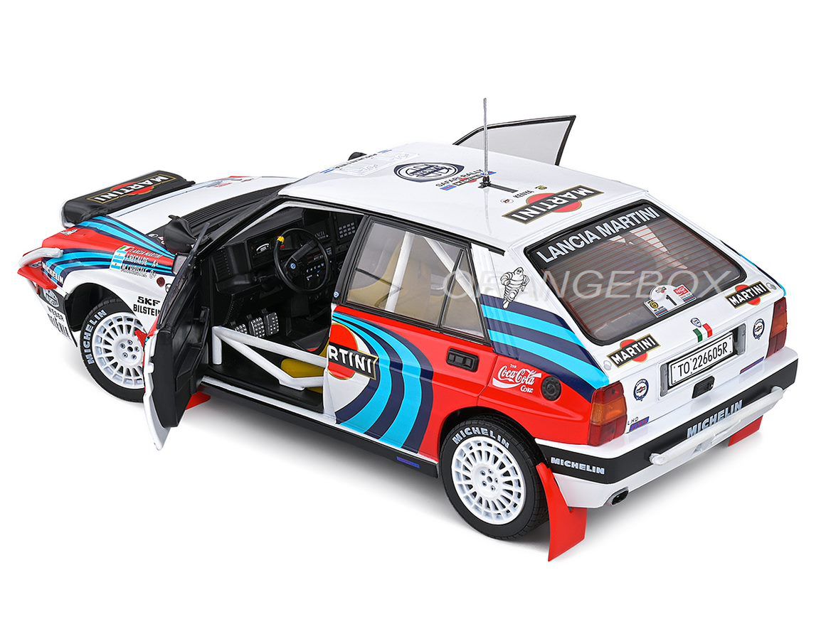 Lancia Delta Hf Integrale 1991 Kenia Rally 1:18 Solido - 20 anos