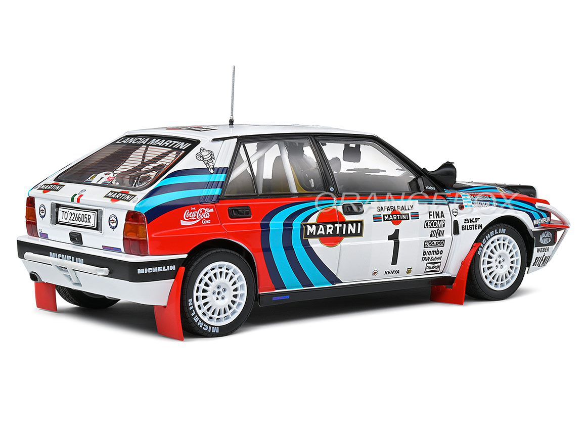 Lancia Delta Hf Integrale 1991 Kenia Rally 1:18 Solido - 20 anos