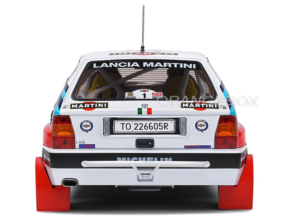 Lancia Delta Hf Integrale 1991 Kenia Rally 1:18 Solido - 19 anos