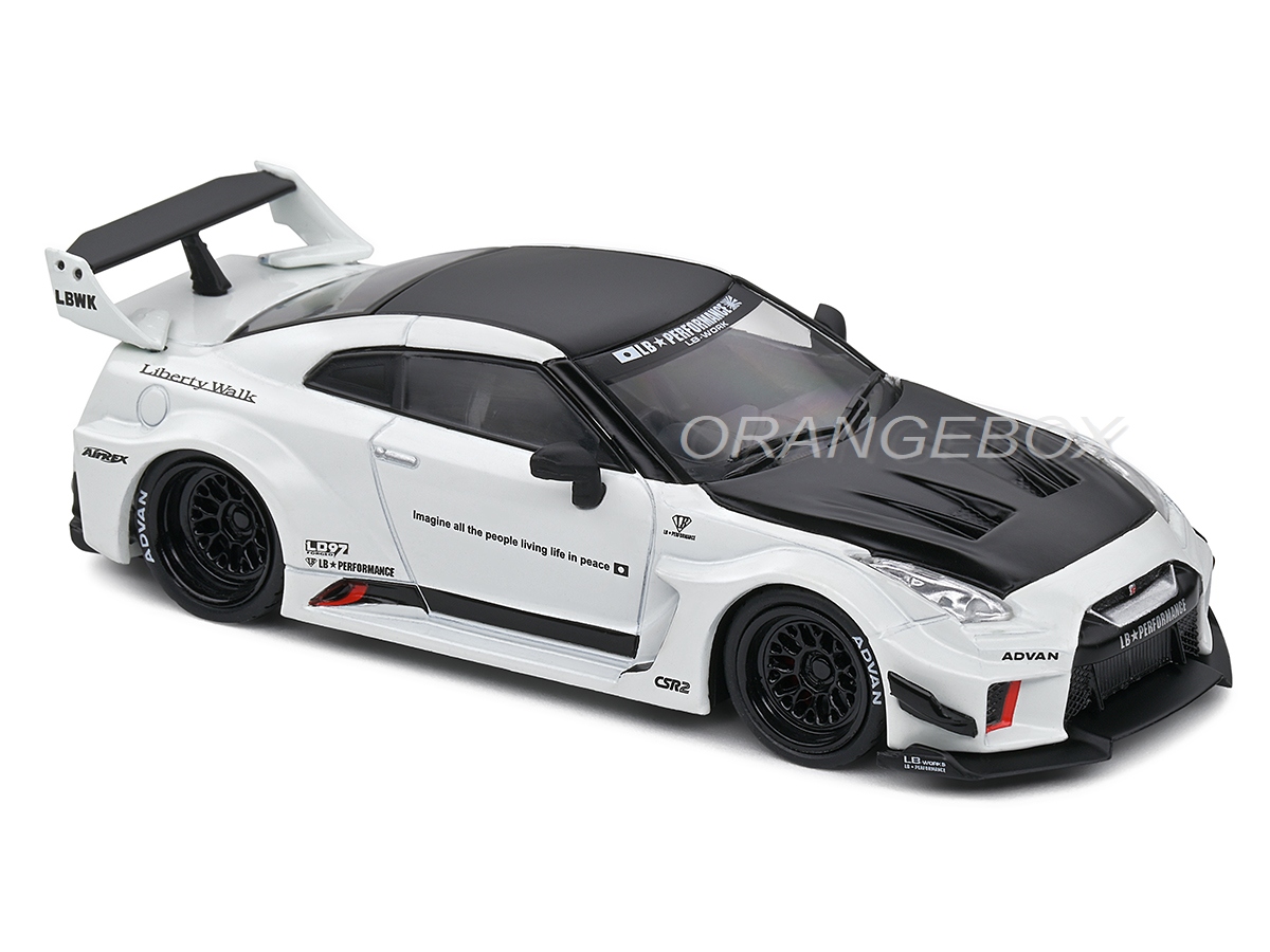 Nissan GTR R35 LB Silhouette 1:43 Solido Branco - 19 anos! Loja on