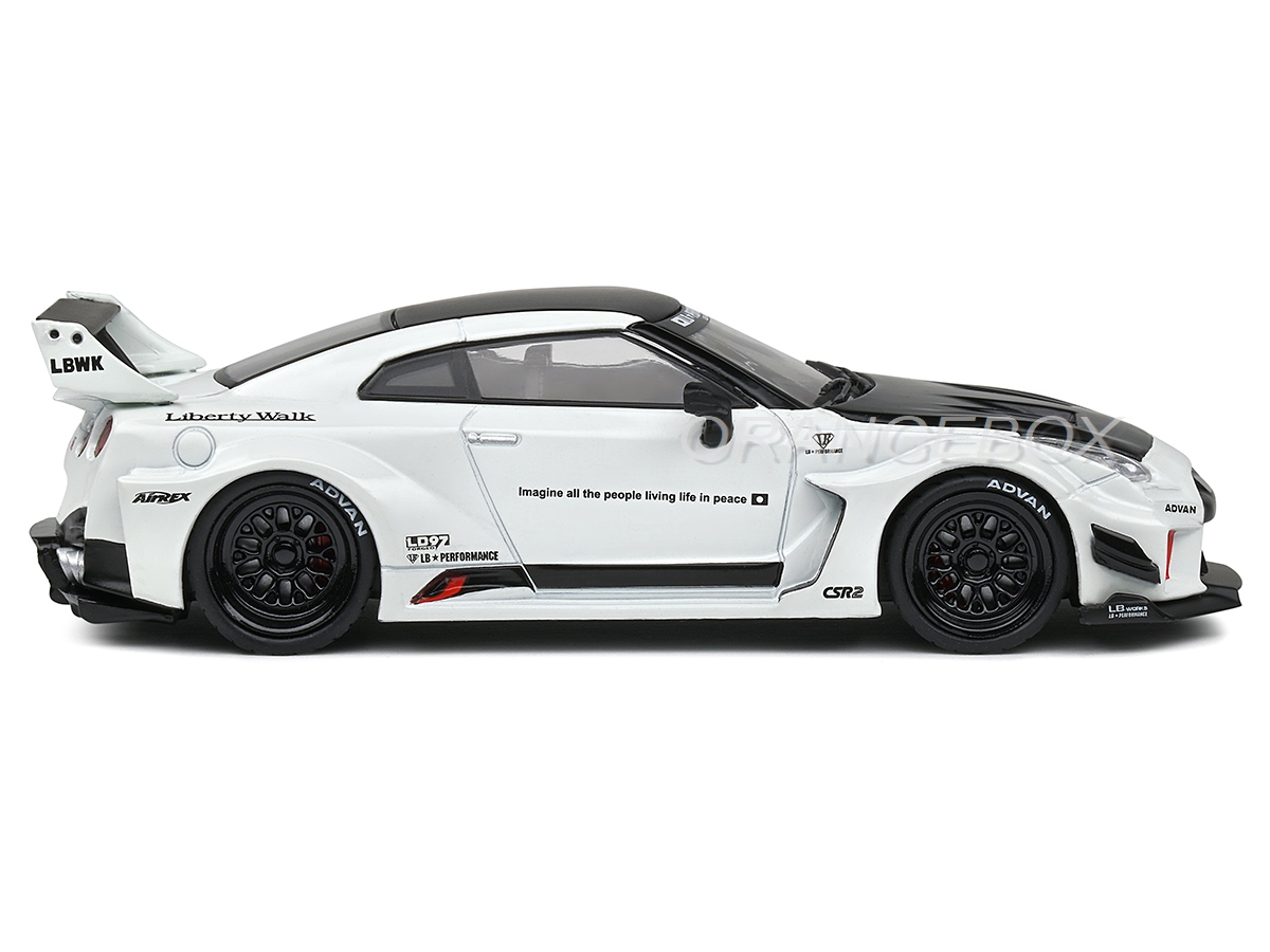 Nissan GTR R35 LB Silhouette 1:43 Solido Branco - 20 anos! Loja on
