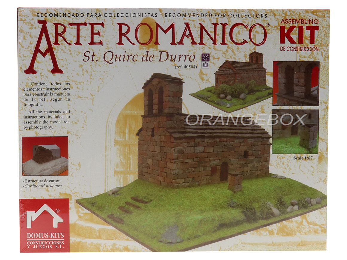 DOMUS-KITS Domus Kits40504 Romanica 27 St. Quirc De Durro Echelle 1/87 Multicolore