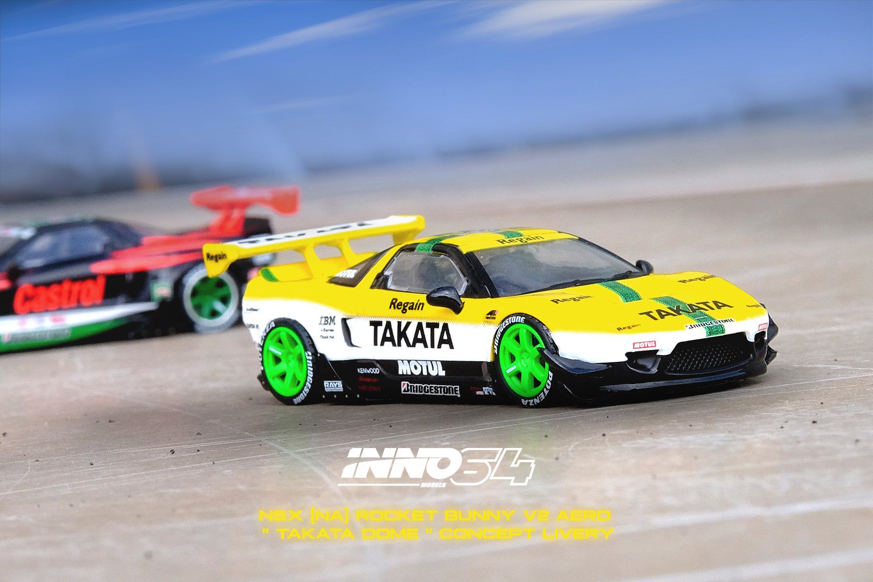 Honda NSX (NA1) Rocket Bunny V2 TAKATA 1:64 INNO64 - 20 anos! Loja