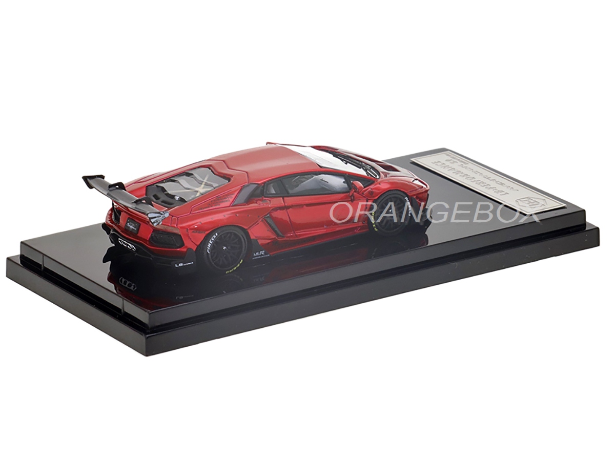 Lamborghini Aventador 2.0 LB Works 1:64 JEC Vermelho - 20 anos