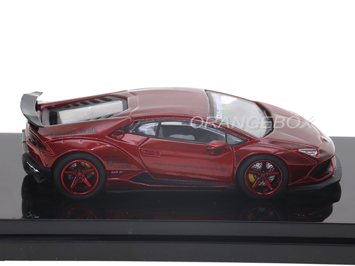 Lamborghini Aventador LP610-4 LB Works 1:64 JEC Vermelho - 20 anos