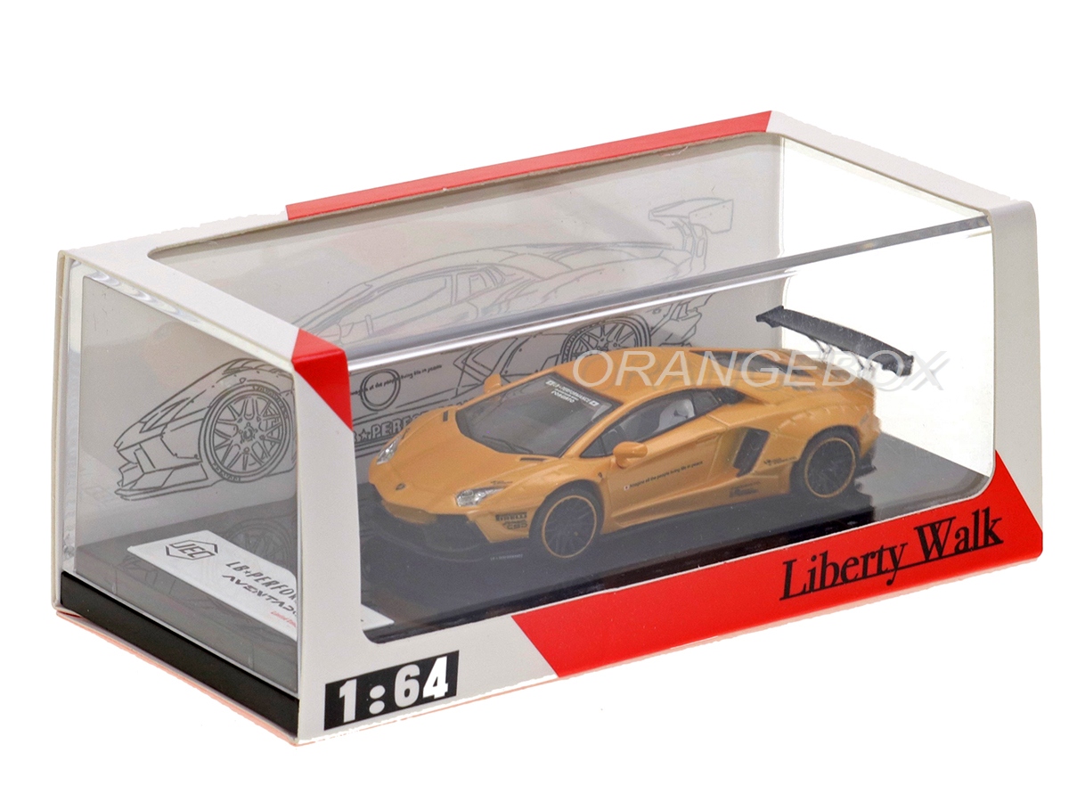 Lamborghini Aventador LP700-4 LB Works 1:64 JEC Amarelo - 19 anos