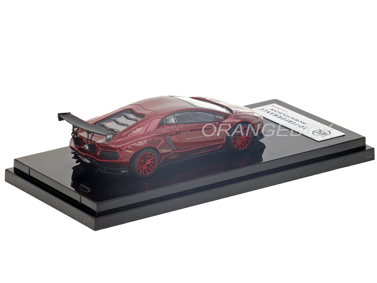 Lamborghini Aventador LP700-4 LB Works 1:64 JEC Vermelho - 20 anos