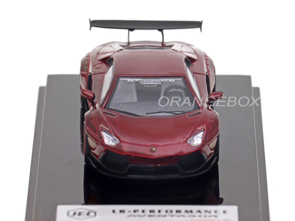 Lamborghini Aventador LP700-4 LB Works 1:64 JEC Vermelho - 20 anos