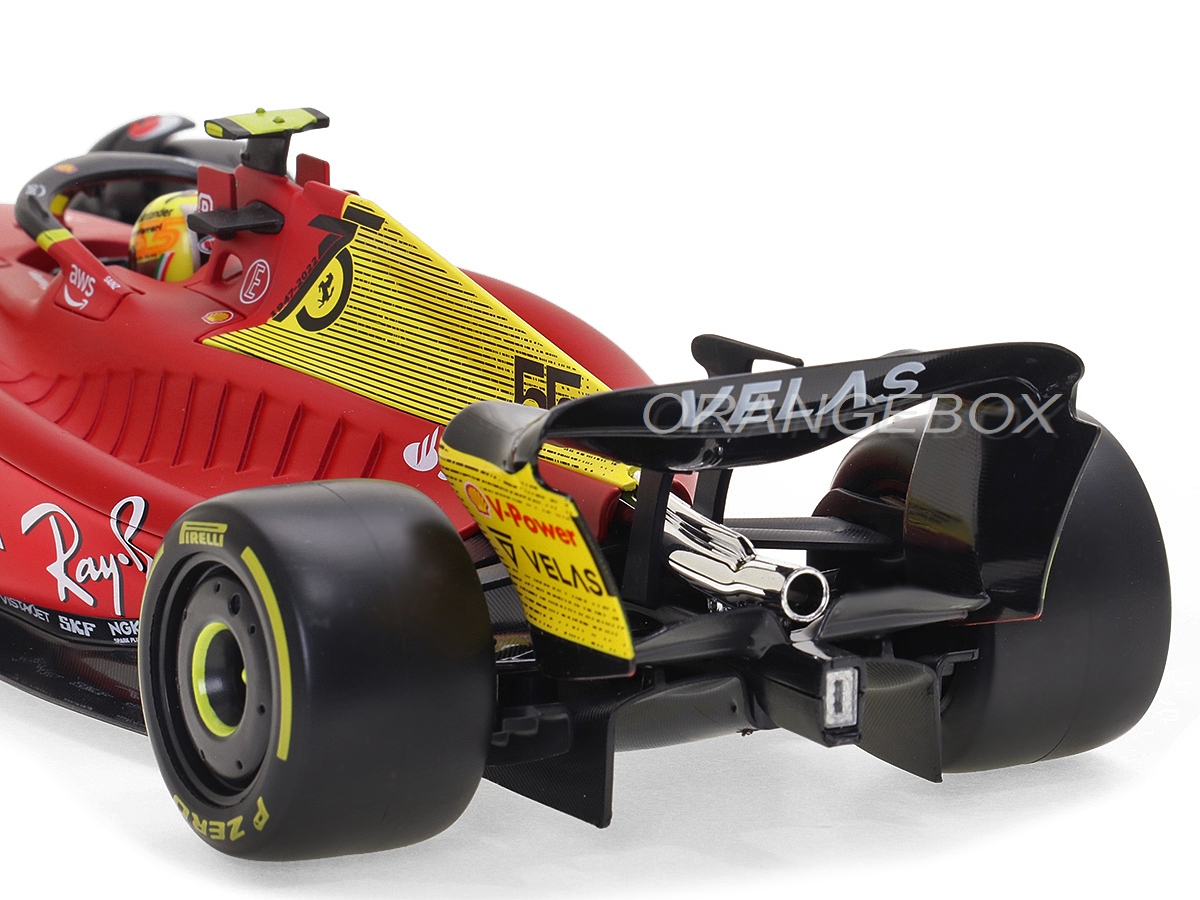 Fórmula 1 Ferrari F1-75 Scuderia 2022 Gp Monza Sainz Jr 1:18
