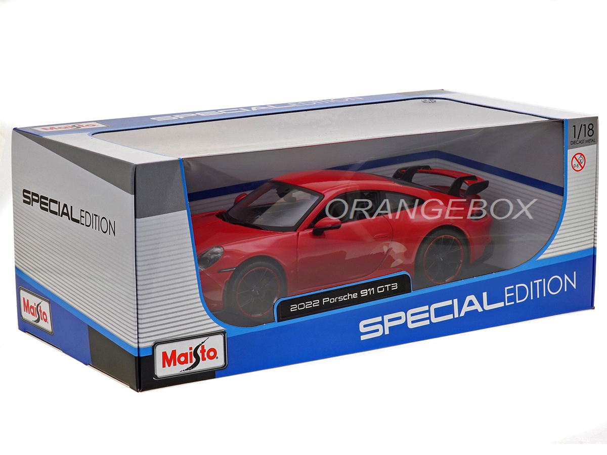 Maisto 1/18 ポルシェ 911 GT3 2022 レッド Porsche 911 GT3 2022 1:18 Maisto Vermelho - 19 anos! Loja on-line
