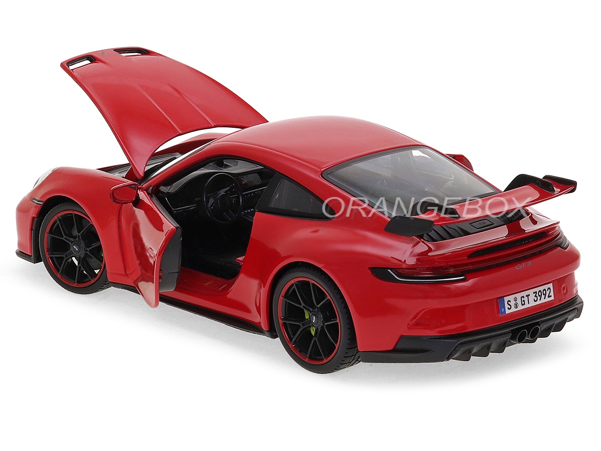 Porsche 911 GT3 2022 1:18 Maisto Vermelho - 19 anos! Loja on-line