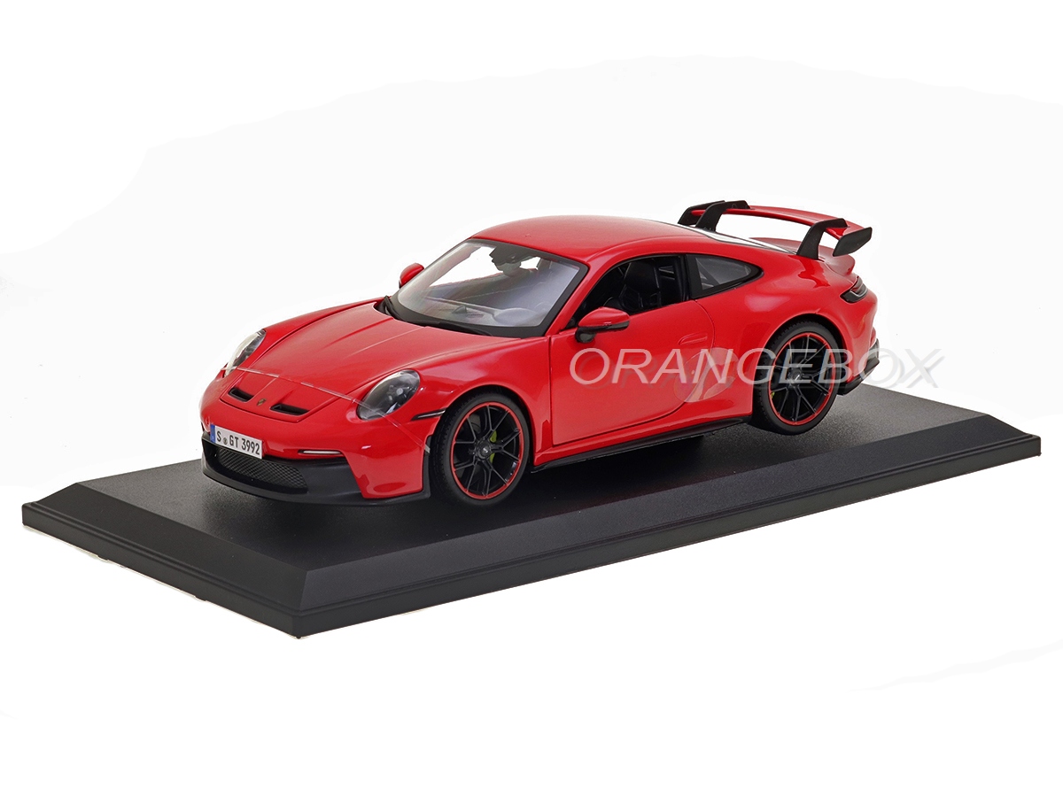 Porsche 911 GT3 2022 1:18 Maisto Vermelho - 20 anos! Loja on-line