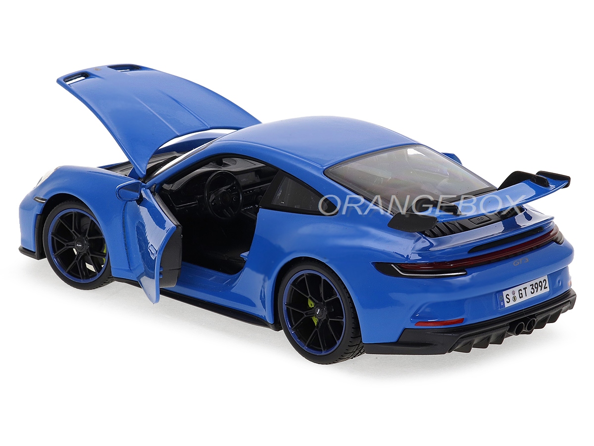 Porsche 911 GT3 2022 1:18 Maisto Azul - 20 anos! Loja on-line de