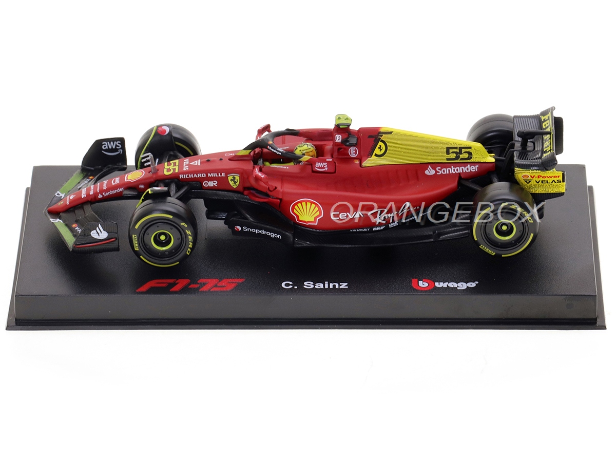 Fórmula 1 Ferrari F1-75 Scuderia 2022 Gp Monza Sainz 1:43 Bburago