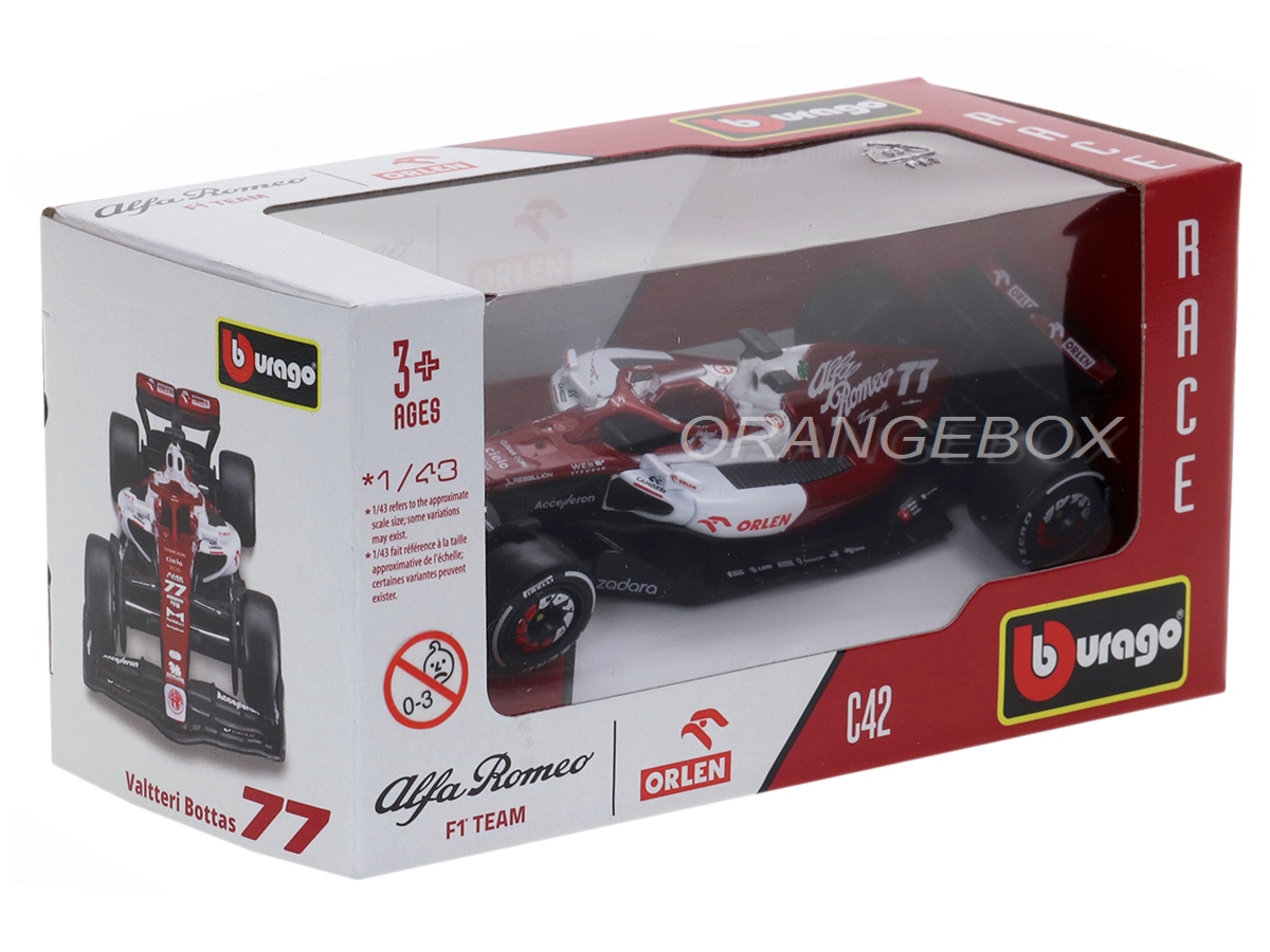 Fórmula 1 Alfa Romeo C42 2022 Gp Bahrein Valtteri Bottas 1