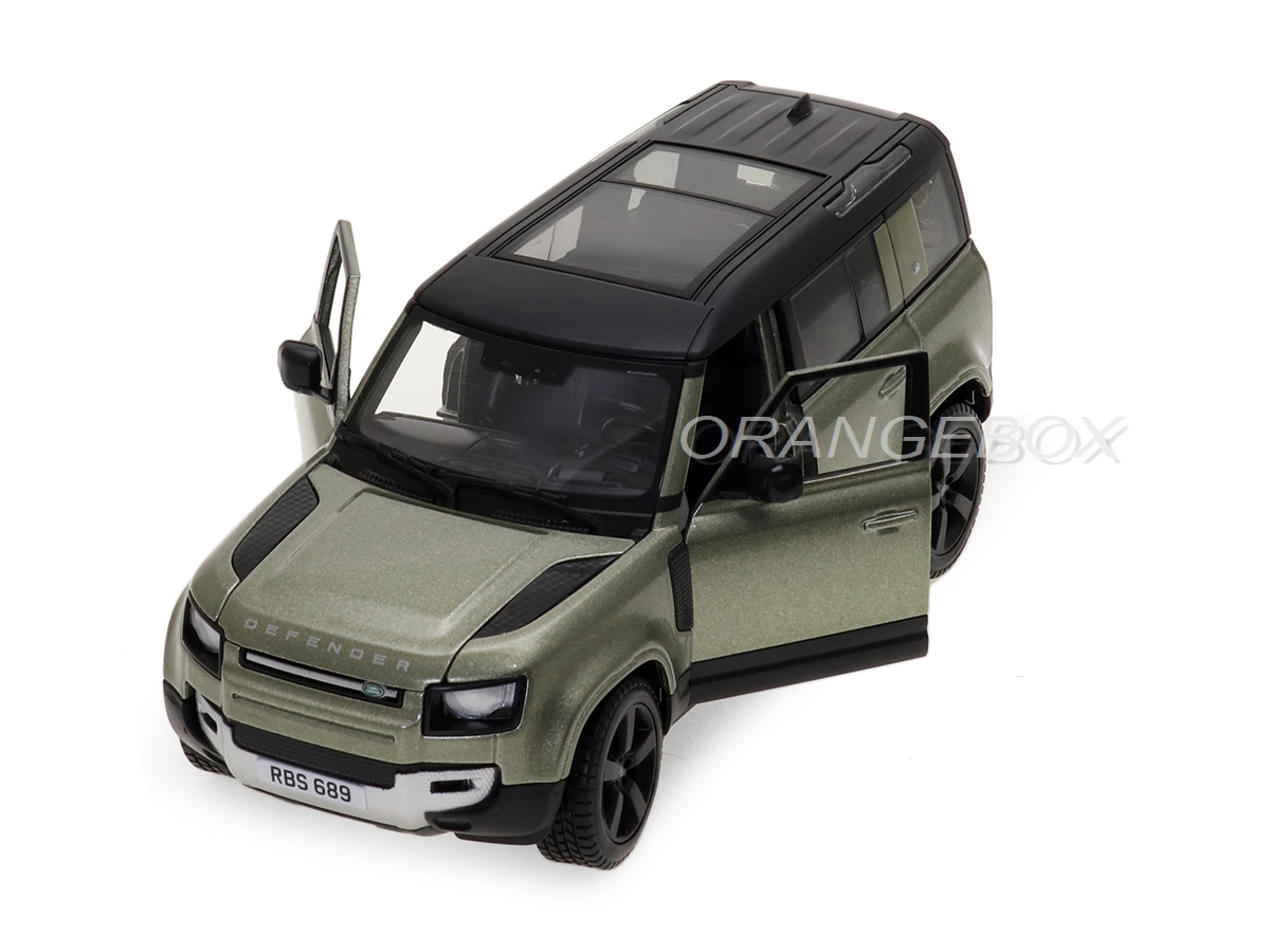 Land Rover Defender 110 1:24 Bburago Verde - 20 anos! Loja on-line