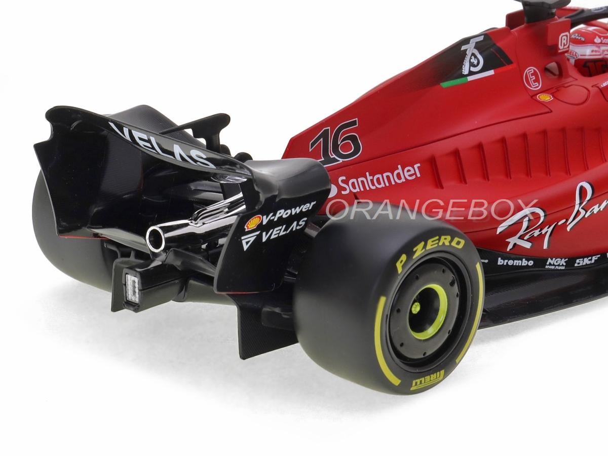 Fórmula 1 Ferrari F1-75 Scuderia 2022 Charles Leclerc 1:18 Bburago