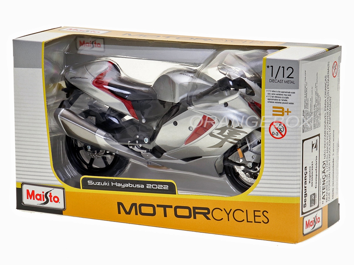 Suzuki Hayabusa 2022 1:12 Maisto - 19 anos! Loja on-line de