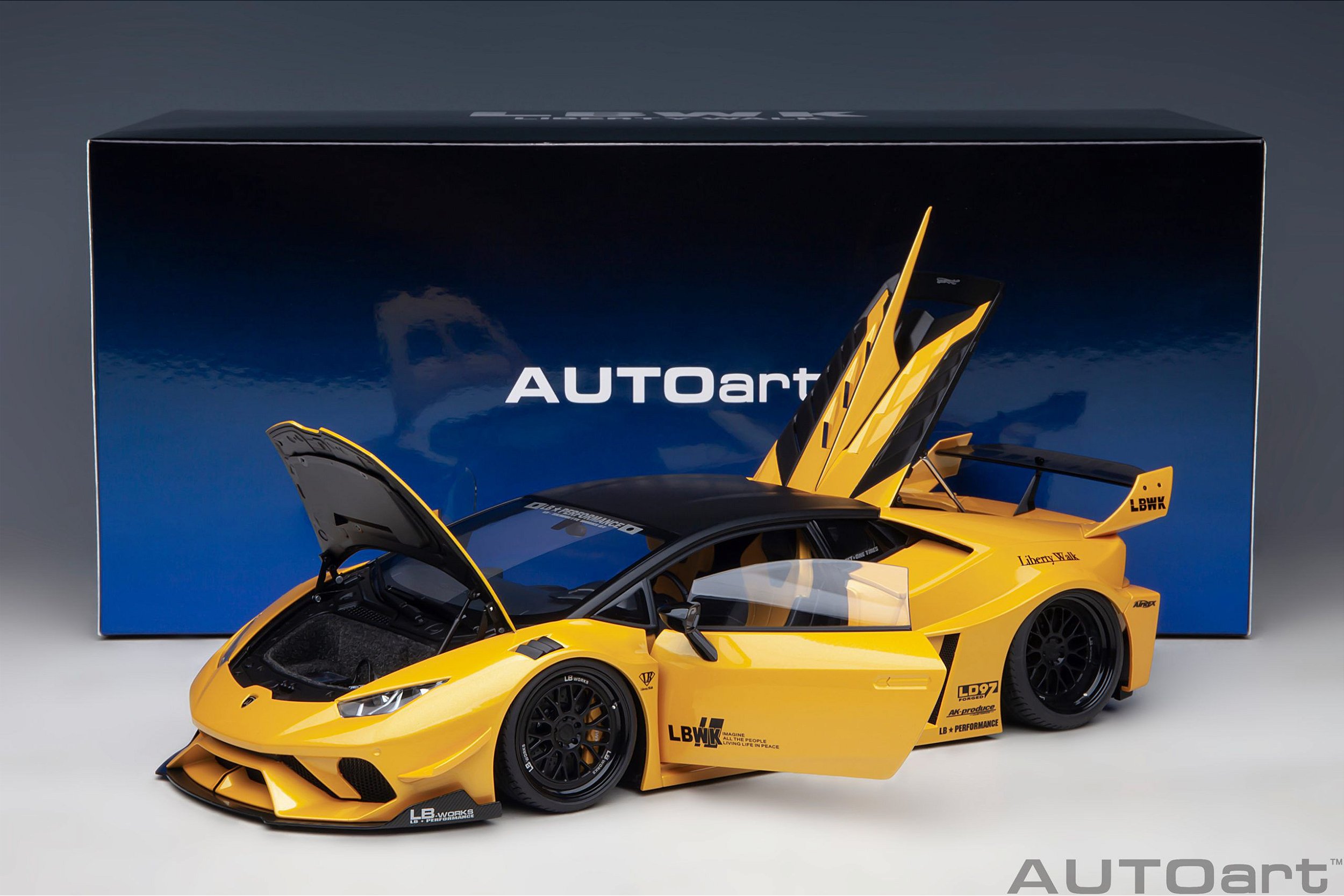 オートアート 1/18 LB-WORKS LAMBORGHINI HURACAN Lamborghini Huracan GT Liberty Walk LB Silhouette Works 1:18