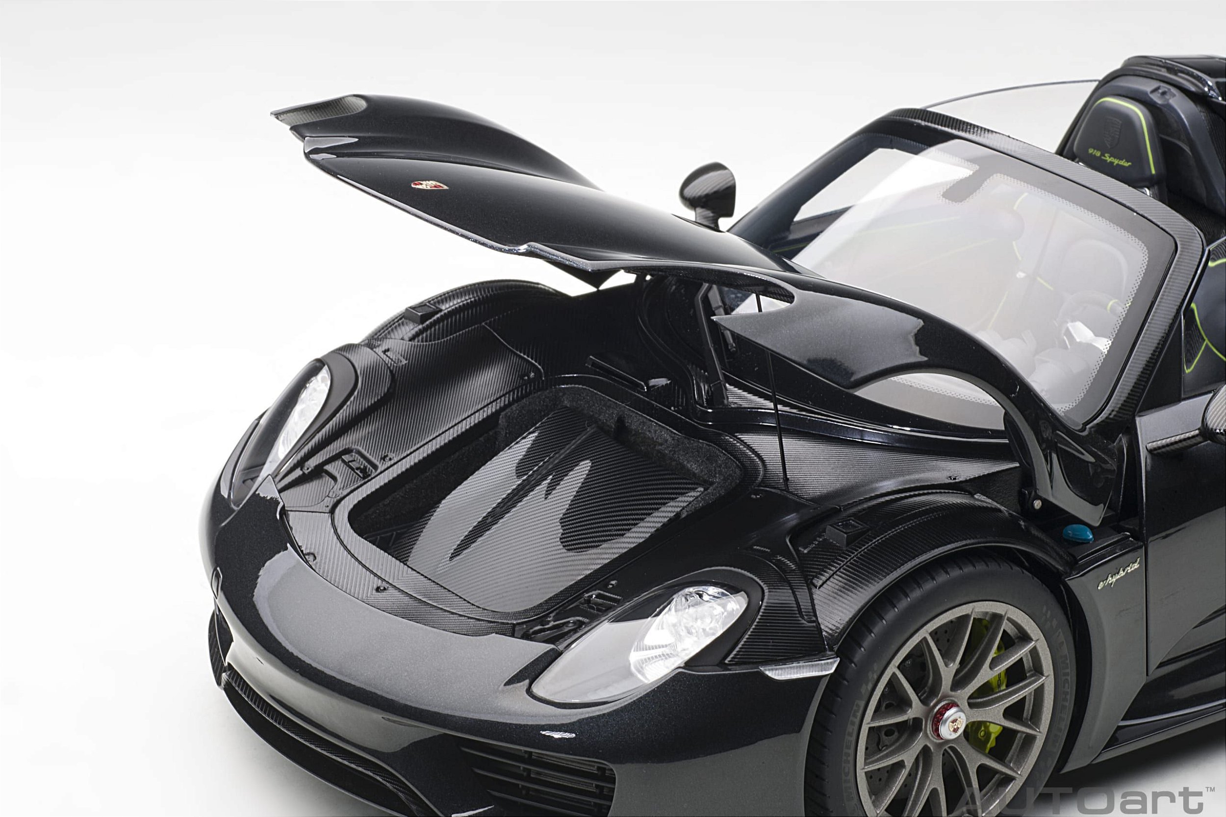 Porsche 918 Spyder 1:12 Autoart Preto - 20 anos! Loja on-line de