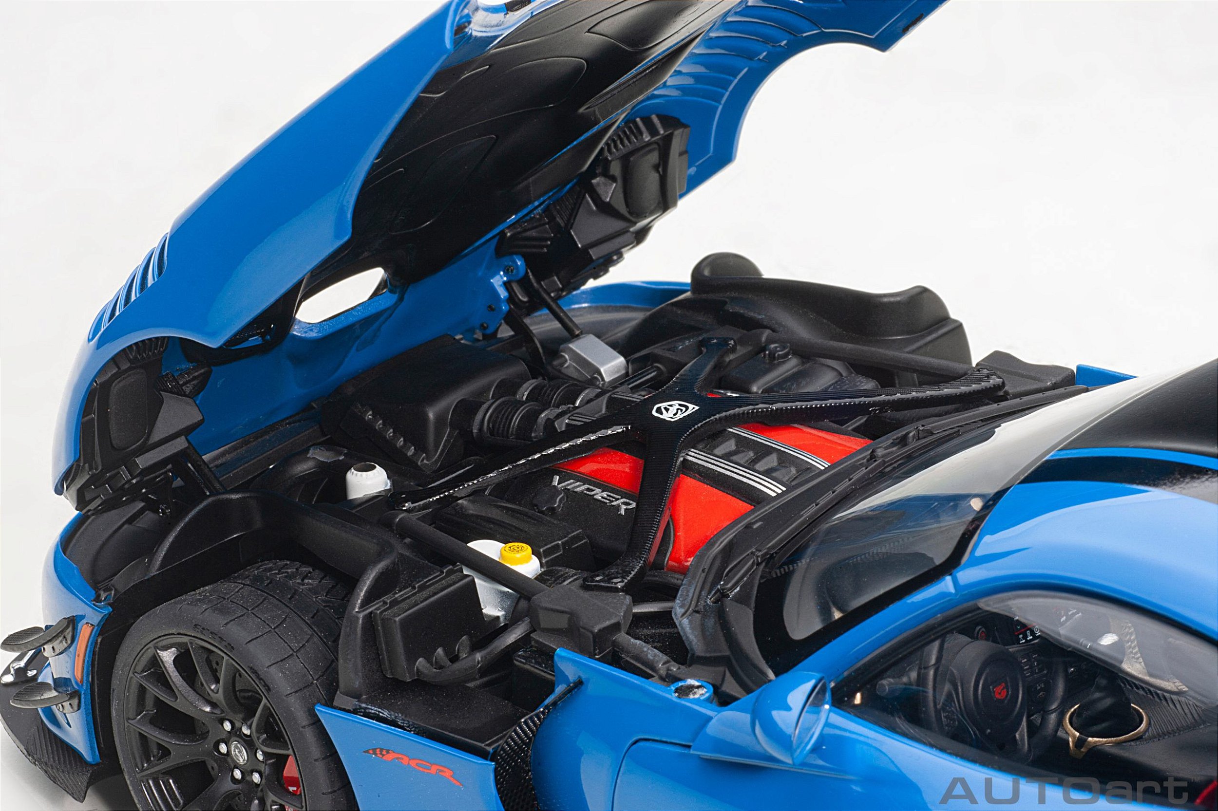 Dodge Viper 1:28 Edition ACR 2017 1:18 Autoart Azul - 20 anos