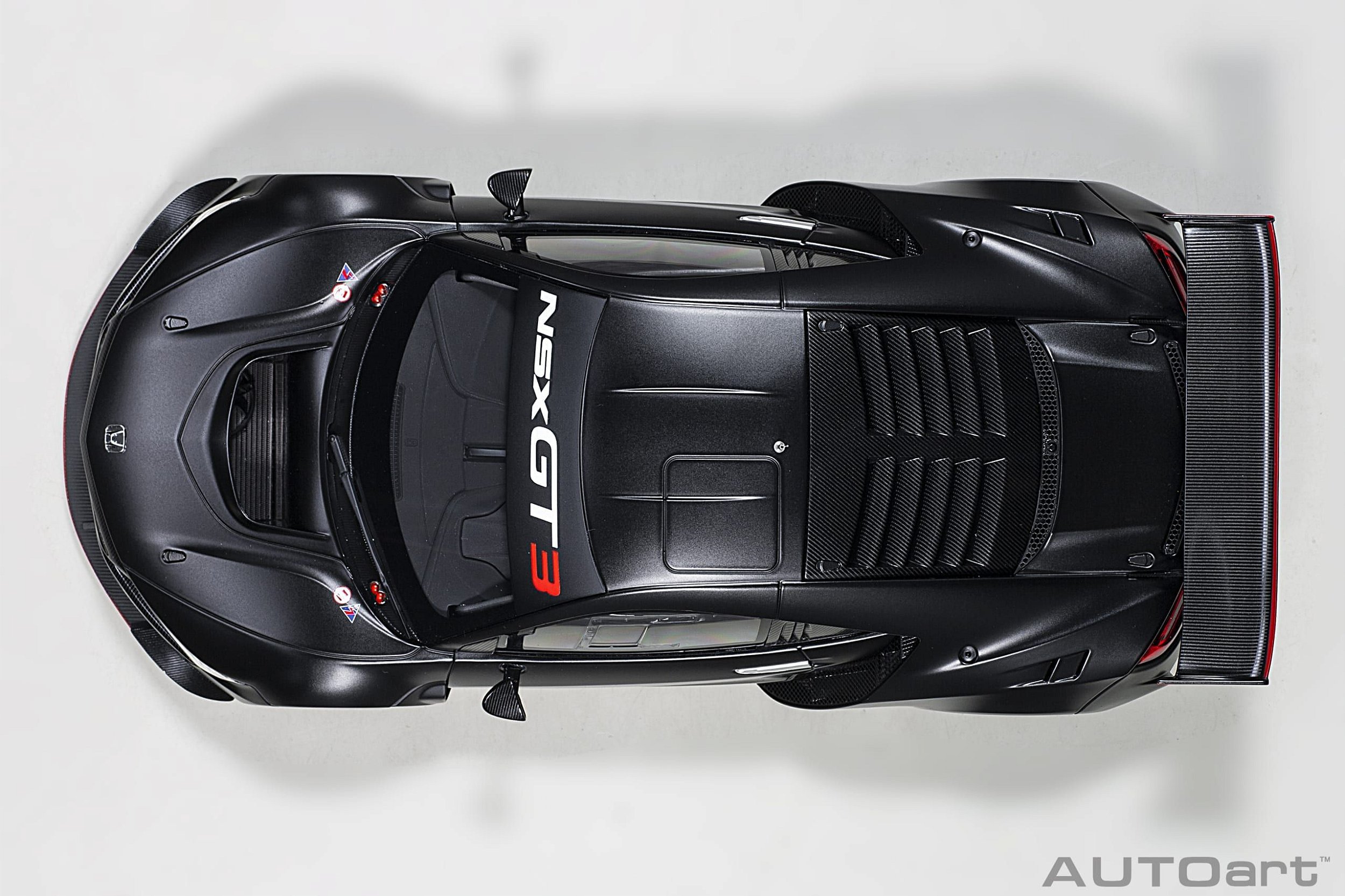 オートアート　1/18 　 ホンダ　NSX 　GT3 AUTOart 1/18 ホンダ NSX GT3 2018 （マット・ブラック）＊開閉