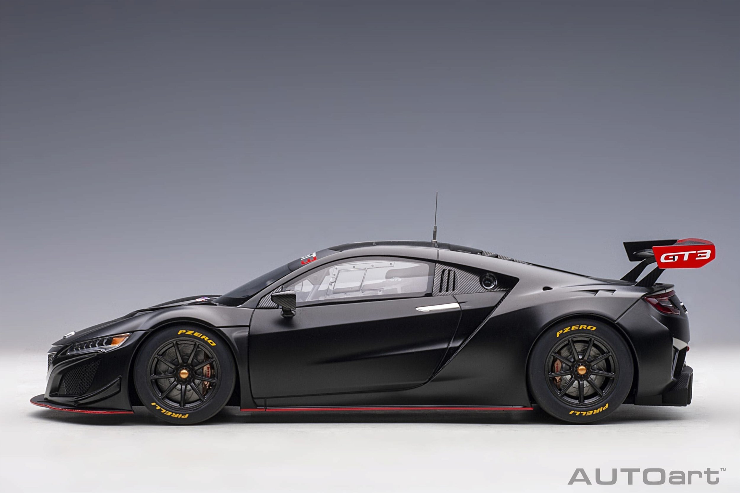 Honda NSX GT3 2018 1:18 Autoart Preto - 20 anos! Loja on-line de