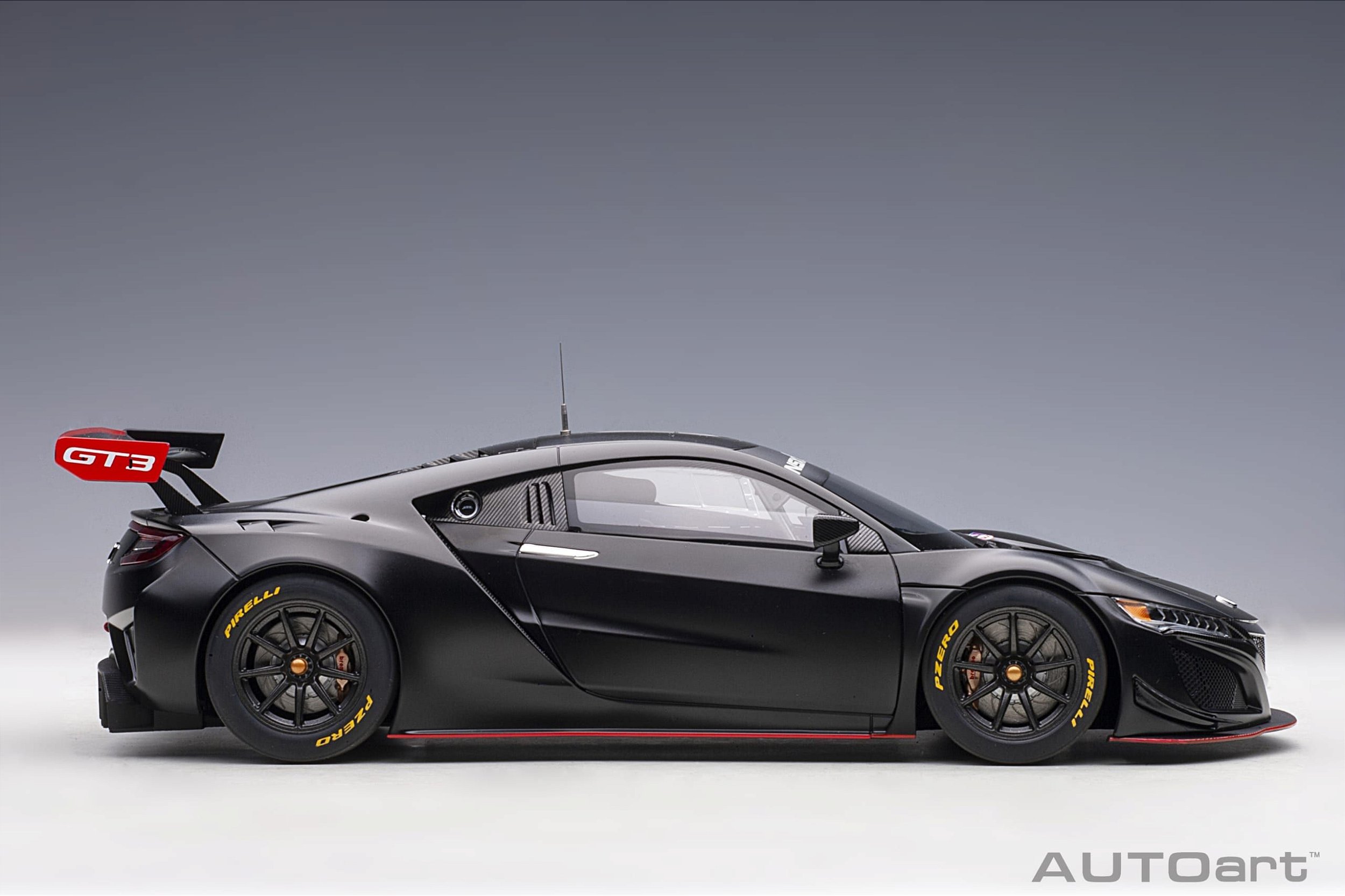 Honda NSX GT3 2018 1:18 Autoart Preto - 19 anos! Loja on-line de