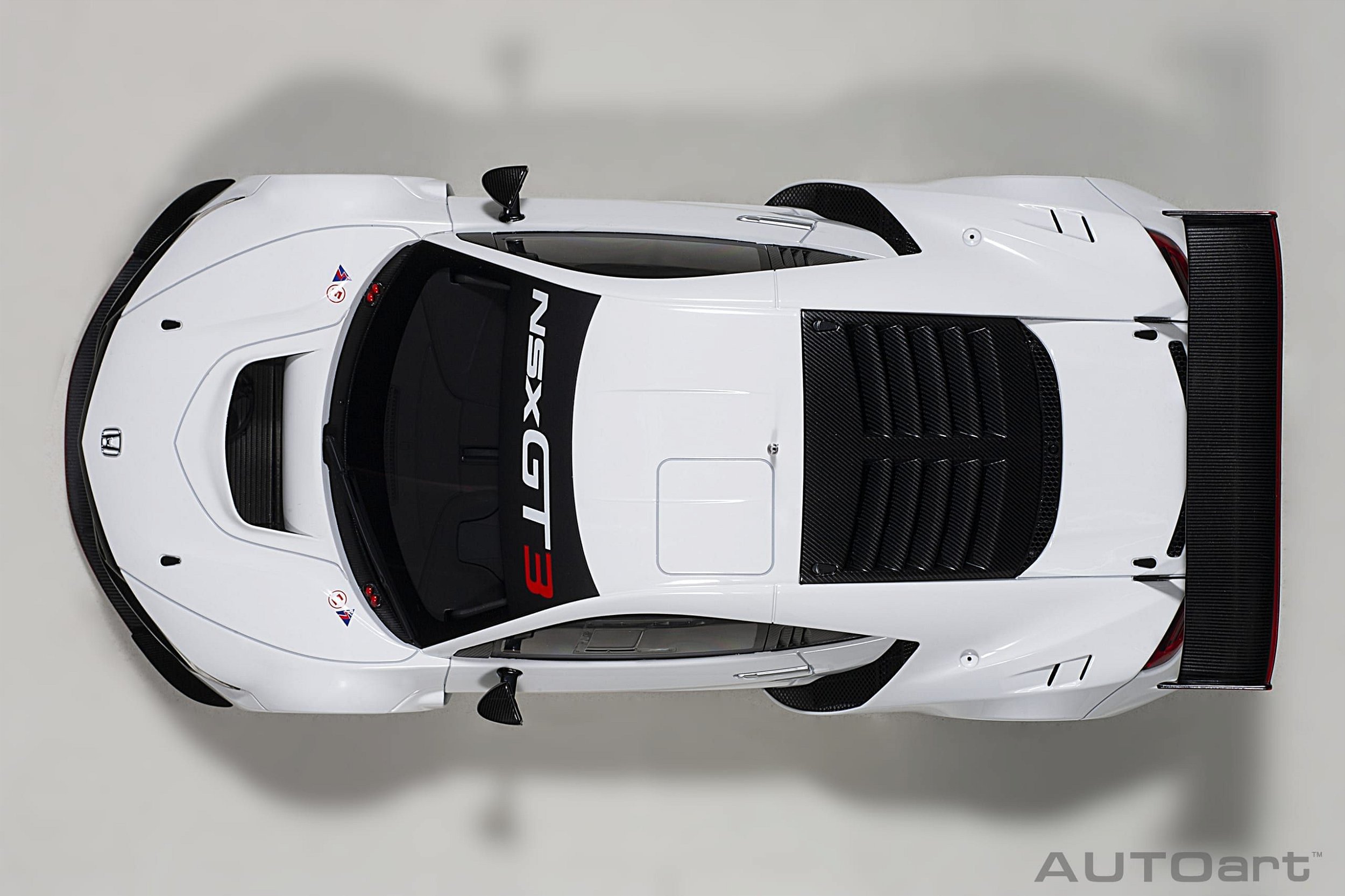 Honda NSX GT3 2018 1:18 Autoart Branco - 20 anos! Loja on-line de