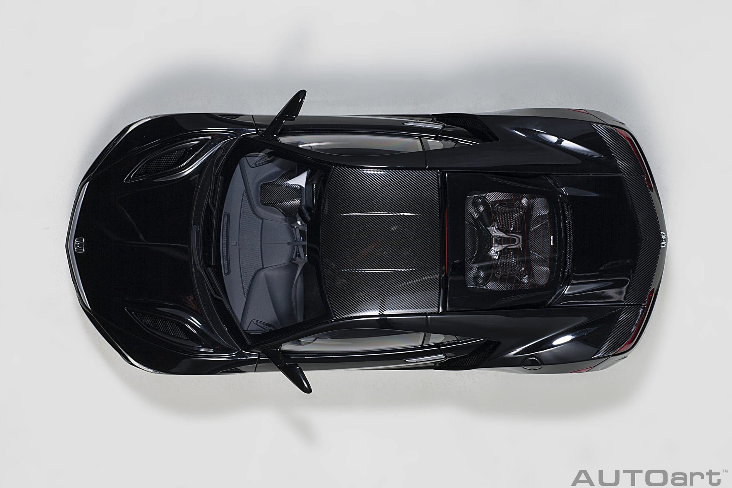 Honda NSX (NC1) 2016 1:18 Autoart Preto - 18 anos! Loja on