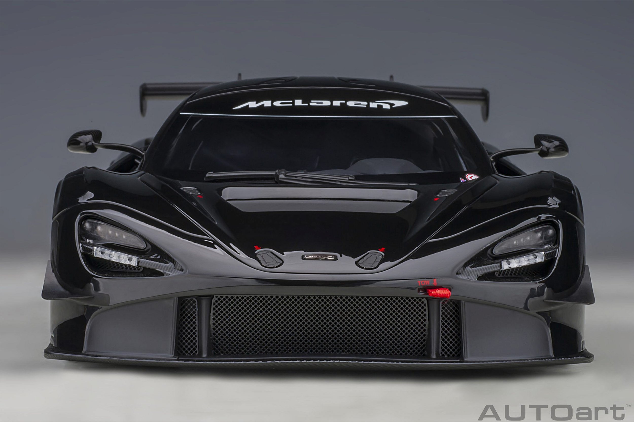 McLaren 720S GT3 1:18 Autoart Preto - 19 anos! Loja on-line de
