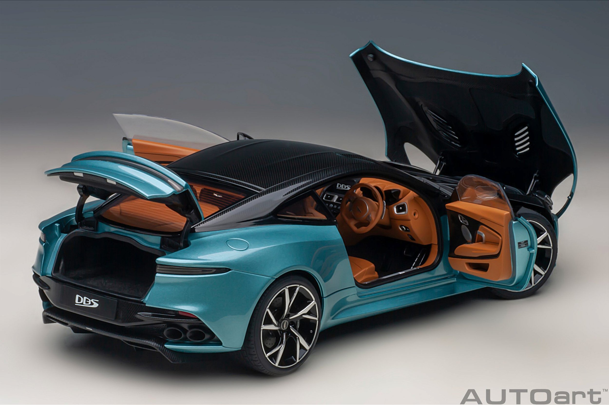 Aston Martin DBS Superleggera 1:18 Autoart Azul - 20 anos! Loja on